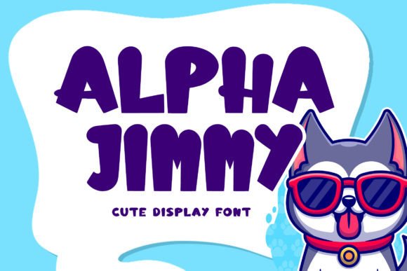 Alpha Jimmy Font: Cute Display for Marketing Visuals