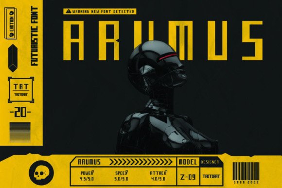 Arumus Display Font Review: Futuristic Typography Tested