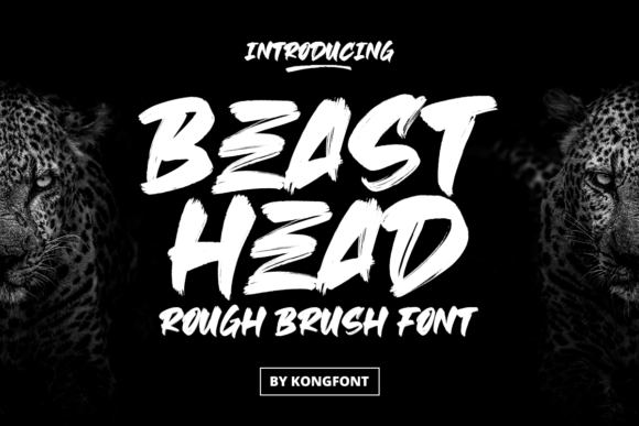 Beast Head: A Bold Brush Font for Playful Brand Identity