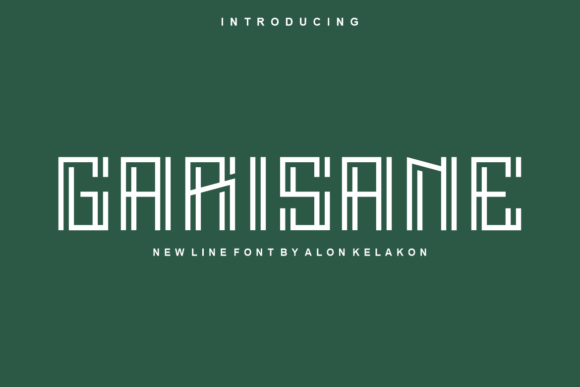 Garisane: A Cool, Modern Display Font for Editorial Projects