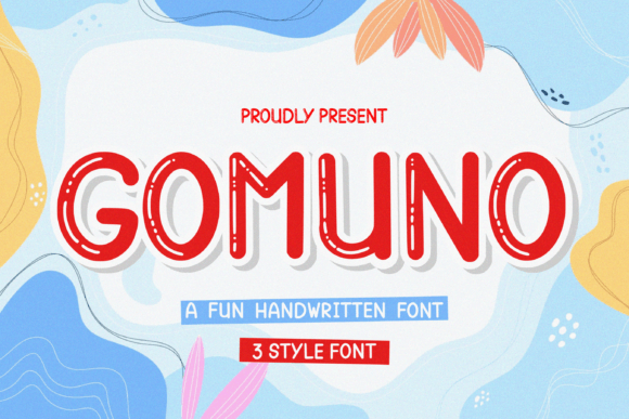 Gomuno: A Playful Display Typeface for Makers