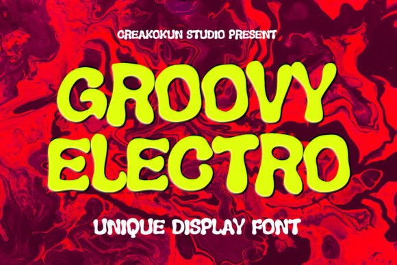 Groovy Electro: A Chunky Retro Display Typeface with Soul