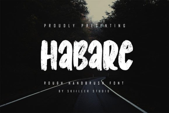 Habare: The Brush Display Font for Scroll-Stopping Campaigns