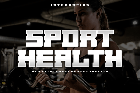 How Sport Health Display Font Elevates Campaign Visuals