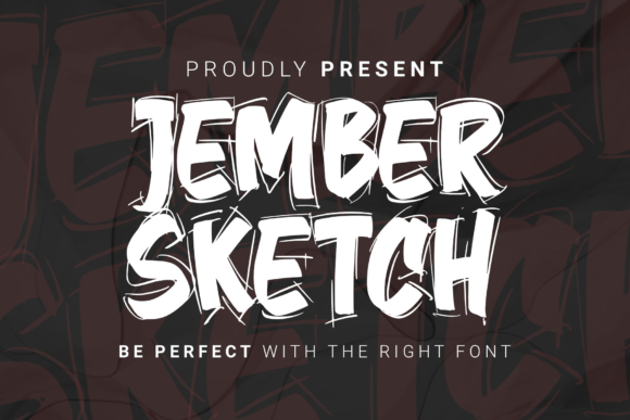 Jember Sketch: A Quirky Display Typeface for Web Designers