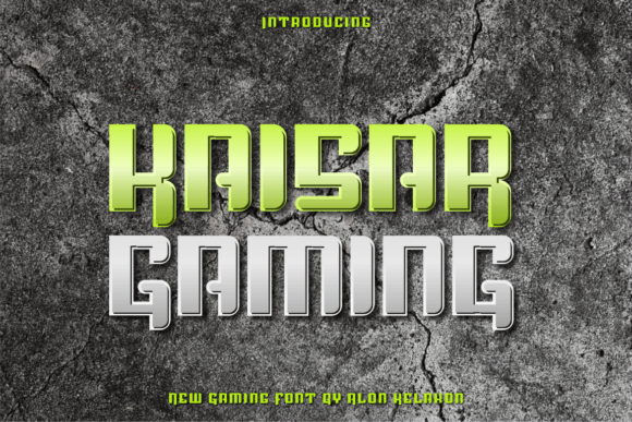 Kaisar Gaming: A Bold Display Font for Digital Creators