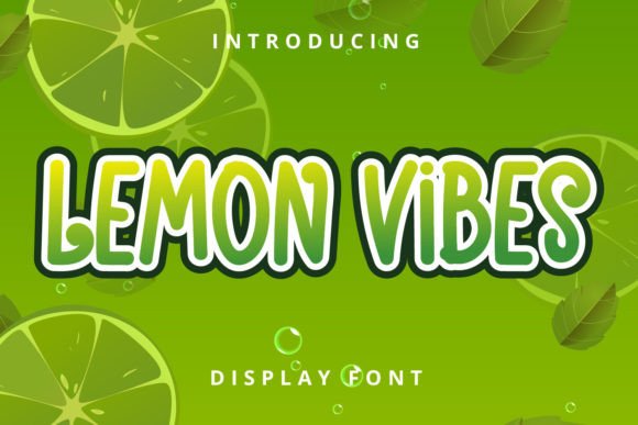 Lemon Vibes Display Font: A Smart & Stylish Typeface for Brand Design