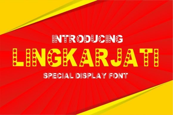 Lingkarjati: A Display Font That Elevates Handmade Products