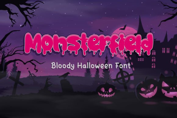 Monsterfield Display Font Brings Playful Horror to Editorial Design