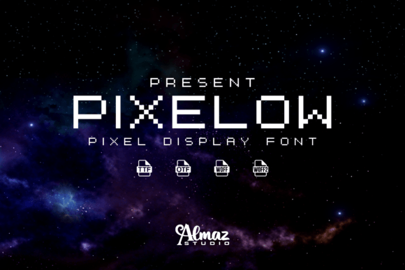 Pixelow: A Vintage Display Typeface for Web Design