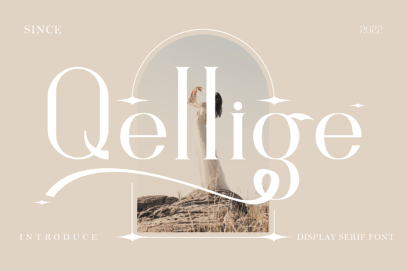 Qellige Display Font Brings Modern Polish to Small Business Branding