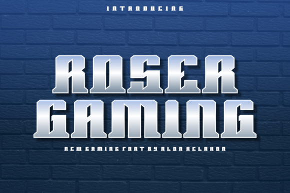 Roser Gaming Font Review: A Sharp Display Typeface for Modern Brands