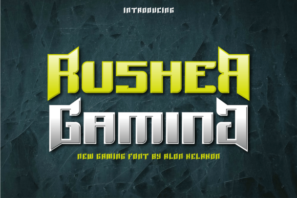 Rusher Gaming: A Display Font That Commands Attention