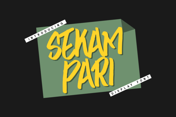 Sekam Pari Typeface: A Versatile Display Font for Your Brand
