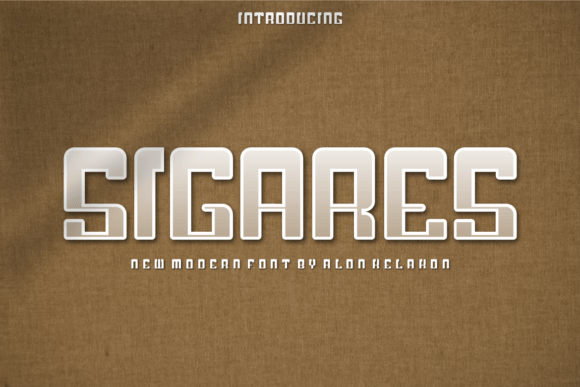 Sigares: A Display Font for Refined Editorial Moods