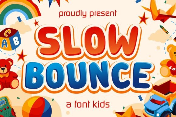 Slow Bounce, a Sweet Display Font That Warms Up Branding Projects