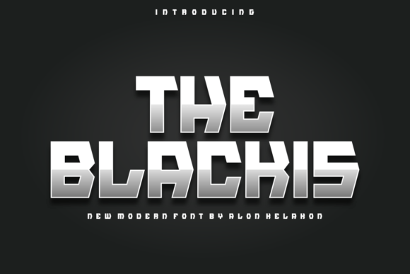The Blackis: A Cool Display Font for Small Business Branding