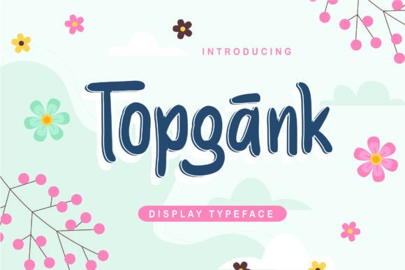 Topgank: A Friendly Display Font for Small Business Branding
