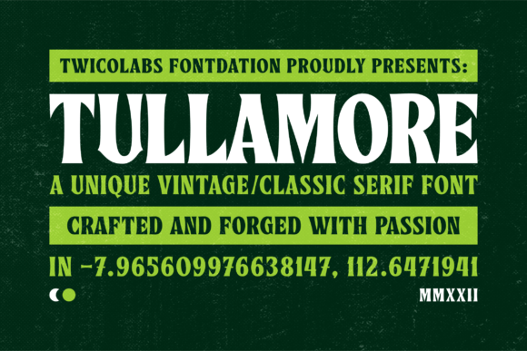 Tullamore: A Display Serif Font That Elevates Web Design Projects