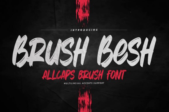 Why Brush Besh is the Textured Display Font My Blog Header Needed
